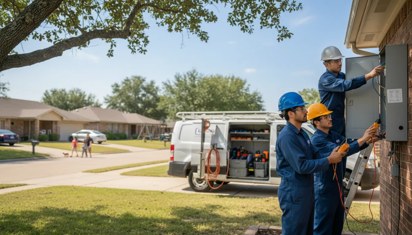 Certified electrician providing emergency electrical services in Lamberton, MN